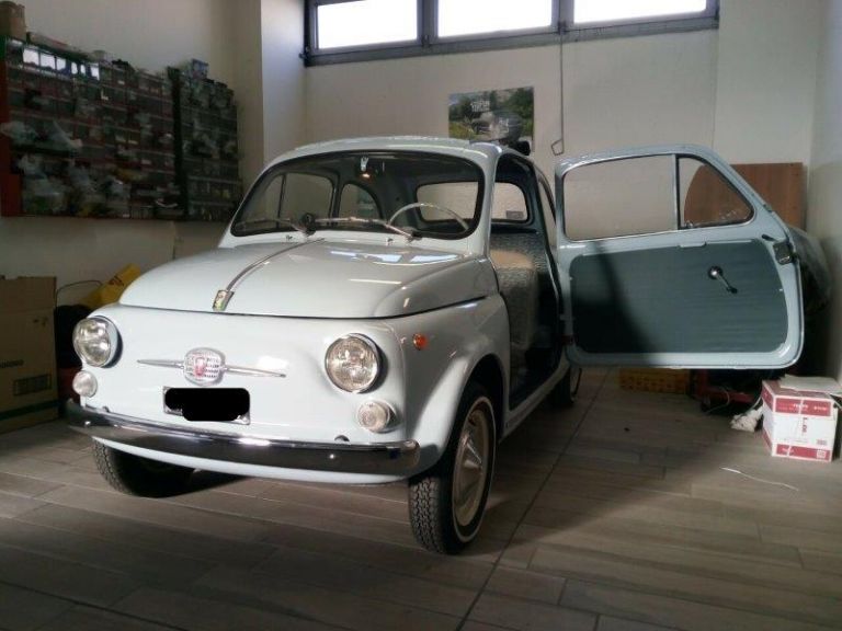 Particolare della Fiat 500